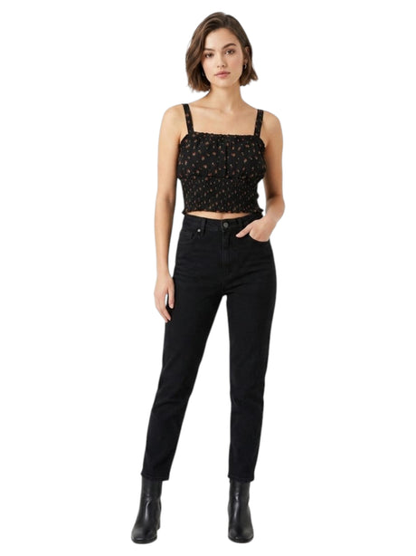 Image for Men's Floral Printed Top,Black