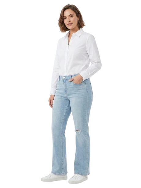 Image for Women's Ripped Jeans,Light Blue