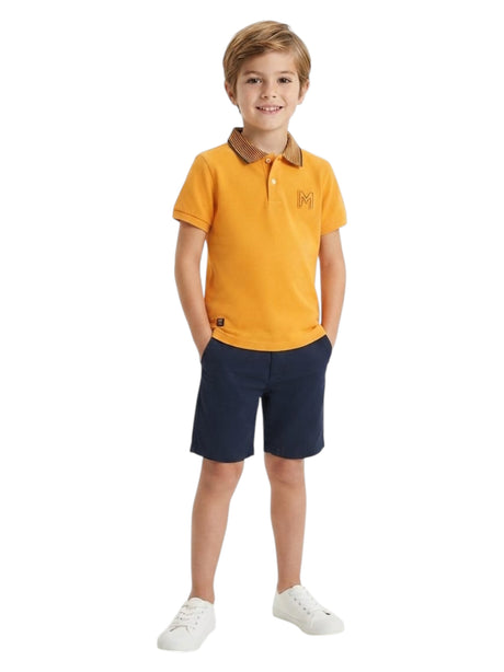 Image for Kids Boy's Textured Top,Orange