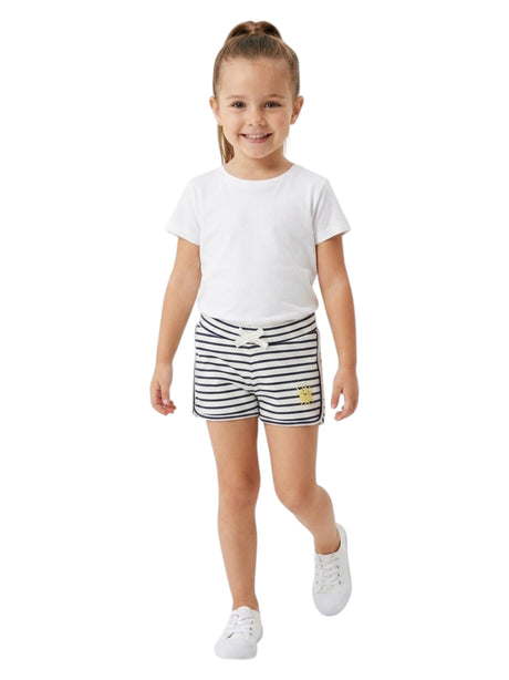Image for  Kids Girl's Stripped Short,White