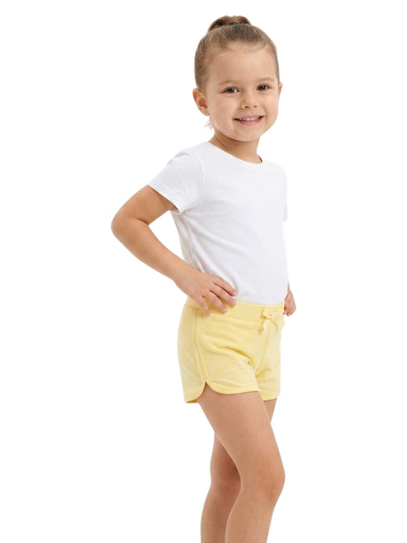 Image for Kids Girl's Plain Short,Yellow