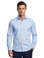 Image for Men's Plain Solid Dress Shirt,Light Blue