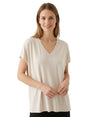 Image for Women's Plain Solid Top,Beige