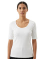 Image for Women's Plain Solid Top,White