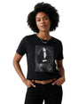 Image for Women's Printed Top,Black