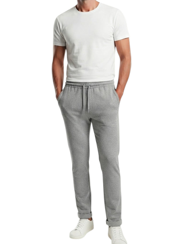 Image for Men's Textured Pants,Light Grey