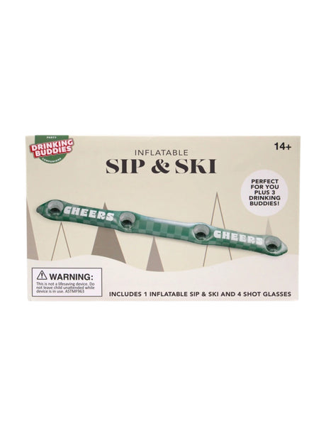 Image for Inflatable Slip And Ski Shot Board With Shot Glass