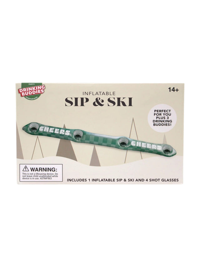 Image for Inflatable Slip And Ski Shot Board With Shot Glass