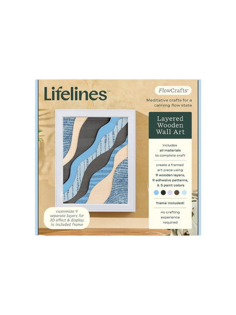 Image for Flowcrafts - Layered Wooden Wall Art