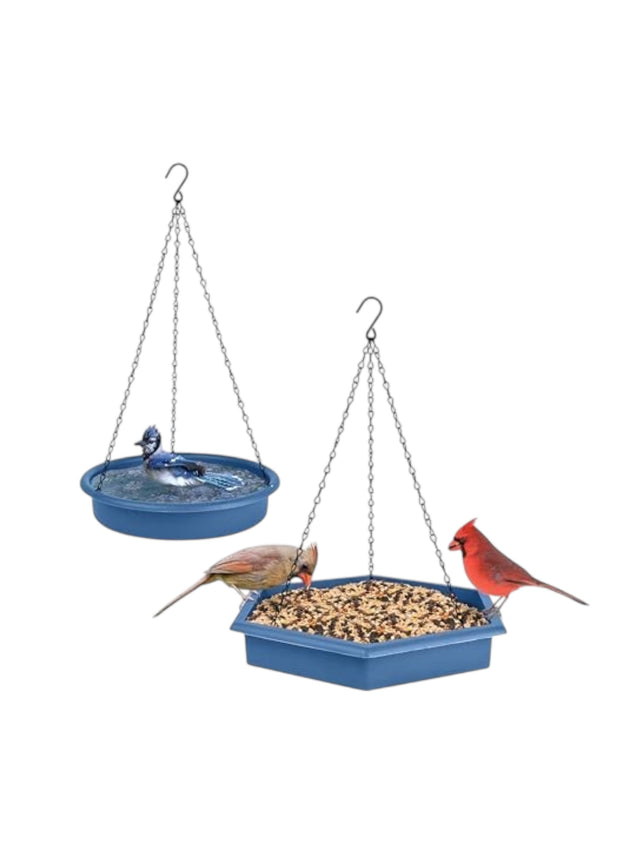 Image for Complete Bird Feeder & Bird Bath Set