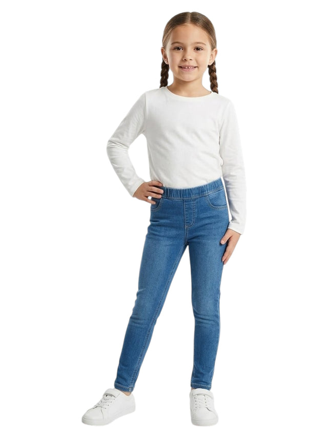 Image for Kids Girl's Plain Jeans,Blue