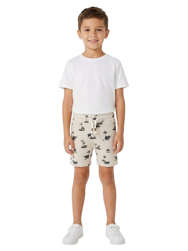 Image for Kids Boy's Printed Short,Beige