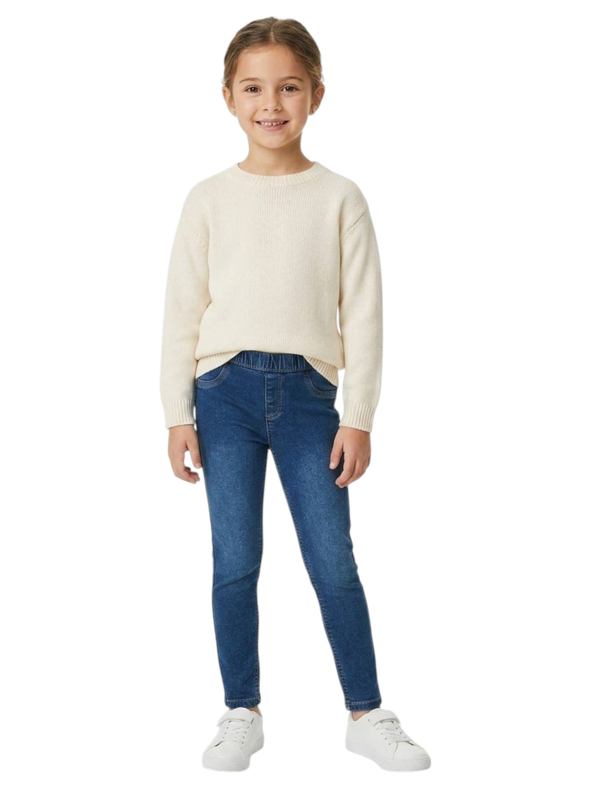 Image for Kids Girl's Plain Jeans,Navy