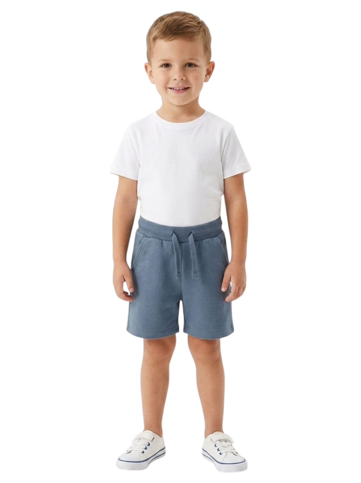 Image for Kids Boy's Plain Short,Light Navy