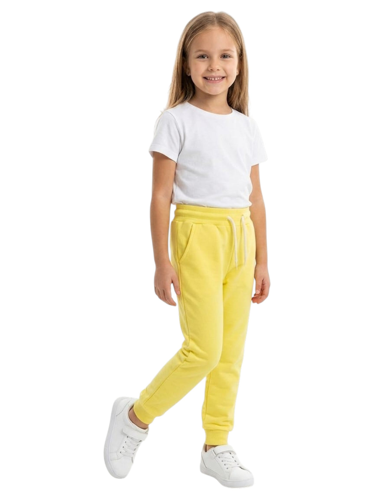 Image for Kids Girl's Plain Pant,Yellow