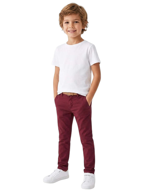 Image for Kids Boy's Plain Pant,Burgundy