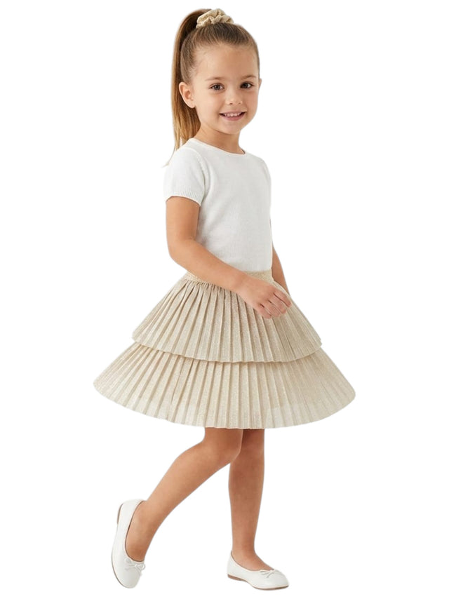 Image for Kids Girl's Ruffled Skirt,Beige