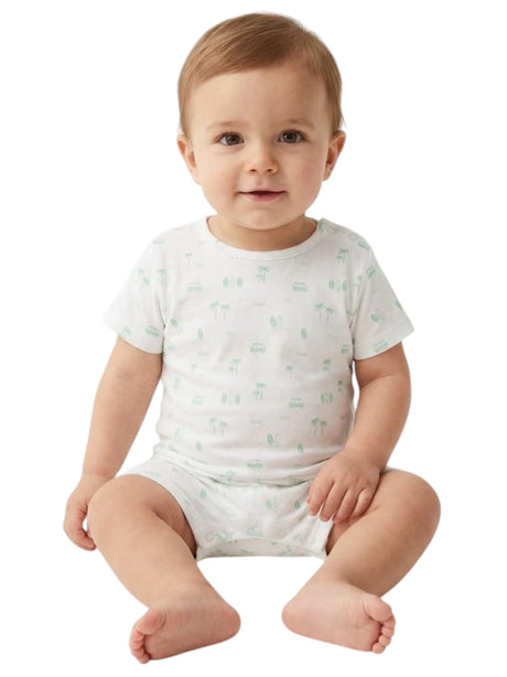 Image for Kids Boy's Printed Bodysuit,White