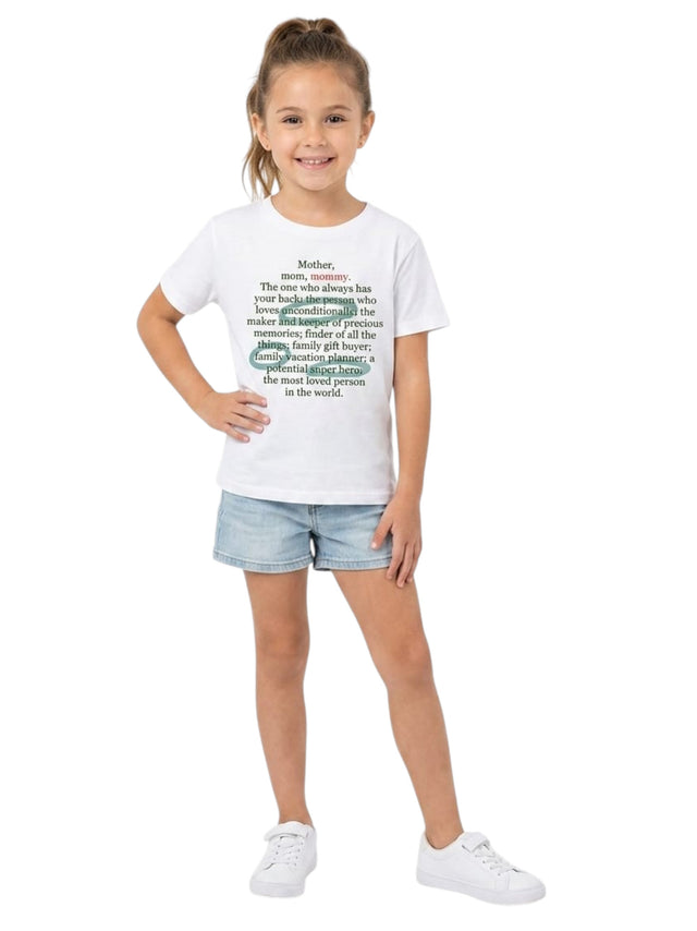 Image for Kids Girl's Printed Top,White