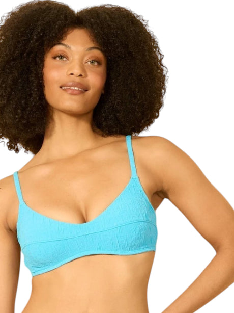 Image for Women's Textured Bikini Top,Blue