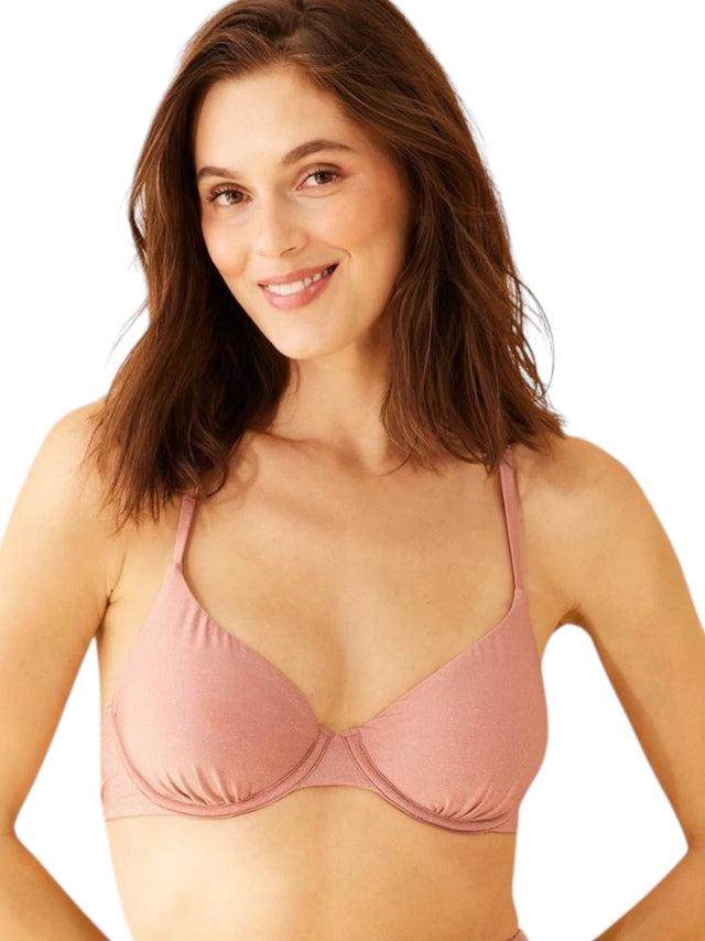 Image for Women's Shiny Bikini Top,Rose