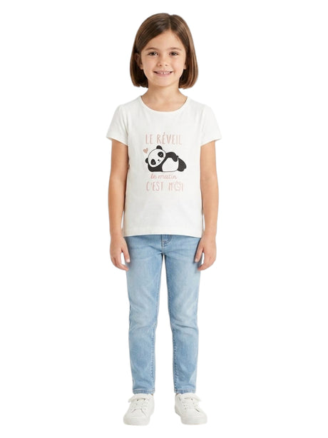 Image for Kids Girl's Printed Top,White