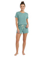 Image for Women's Plain Short ,Dusty Blue