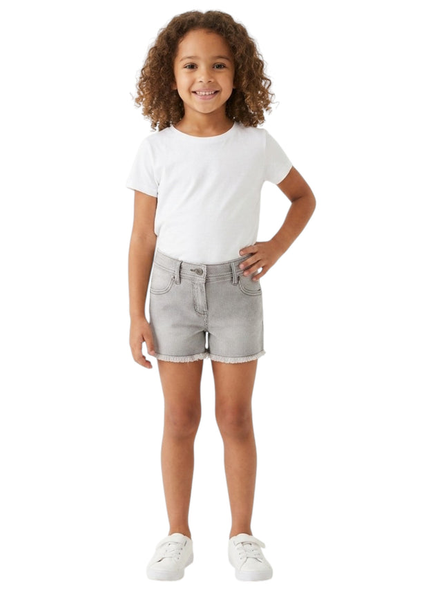 Image for Kids Girl's Striped Short,Grey