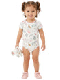 Image for Kids Girl's Printed Bodysuit,White