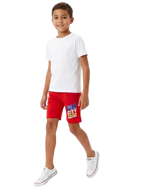 Image for Kids Boy's printed Short ,Red