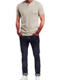 Image for Men's Textured Top,Light Beige