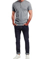 Image for Men's Stripped Top,Grey