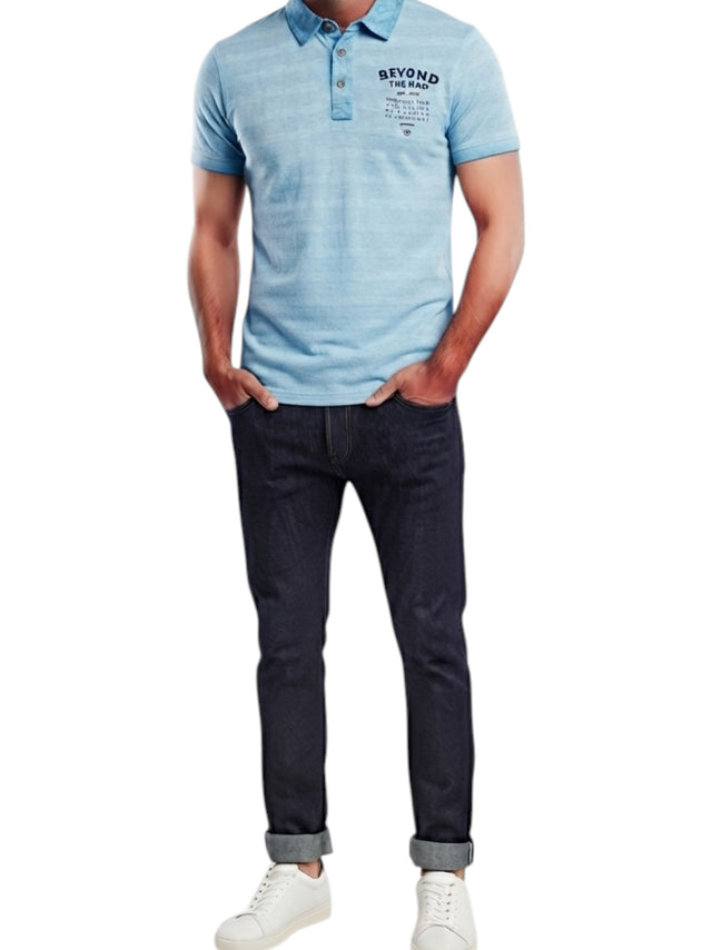 Image for Men's Plain Top,Light Blue