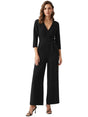 Image for women's Plain Jumpsuit ,Black