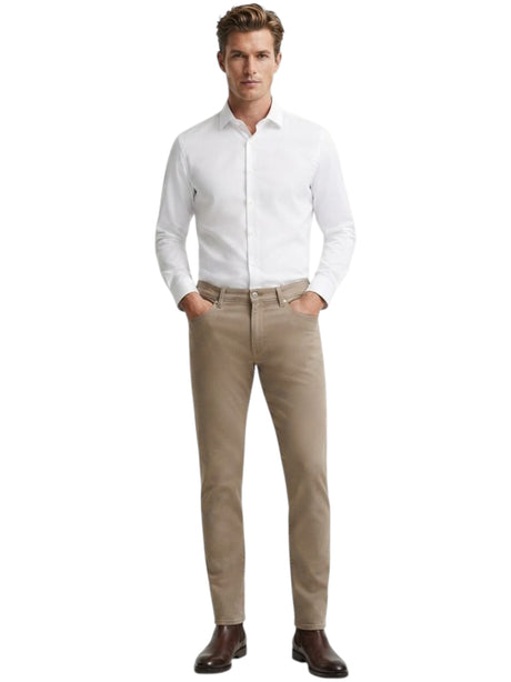 Image for Men's Plain Pants,Beige