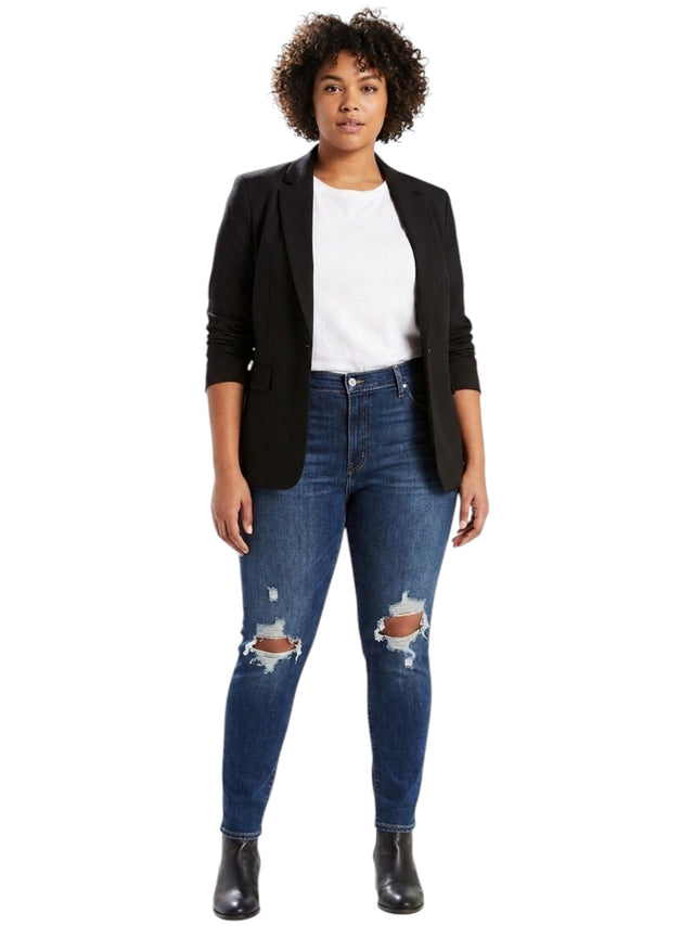 Image for Women's Ripped Jeans ,Blue 