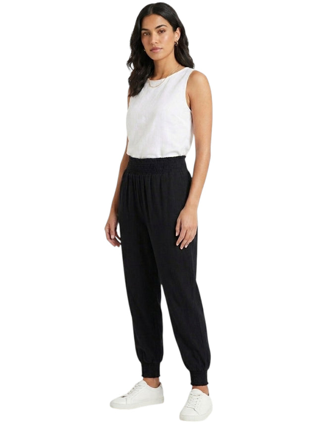 Image for Women's Textured pants ,Black