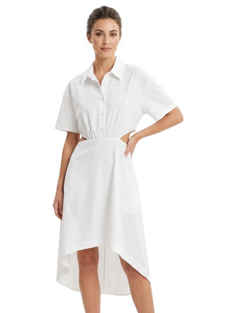 Image for Women's Plain Dress,White