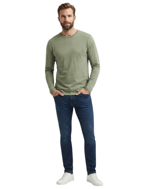 Image for Men's Plain  Top,Olive 