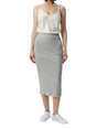 Image for Women's Stripped Skirt,Grey