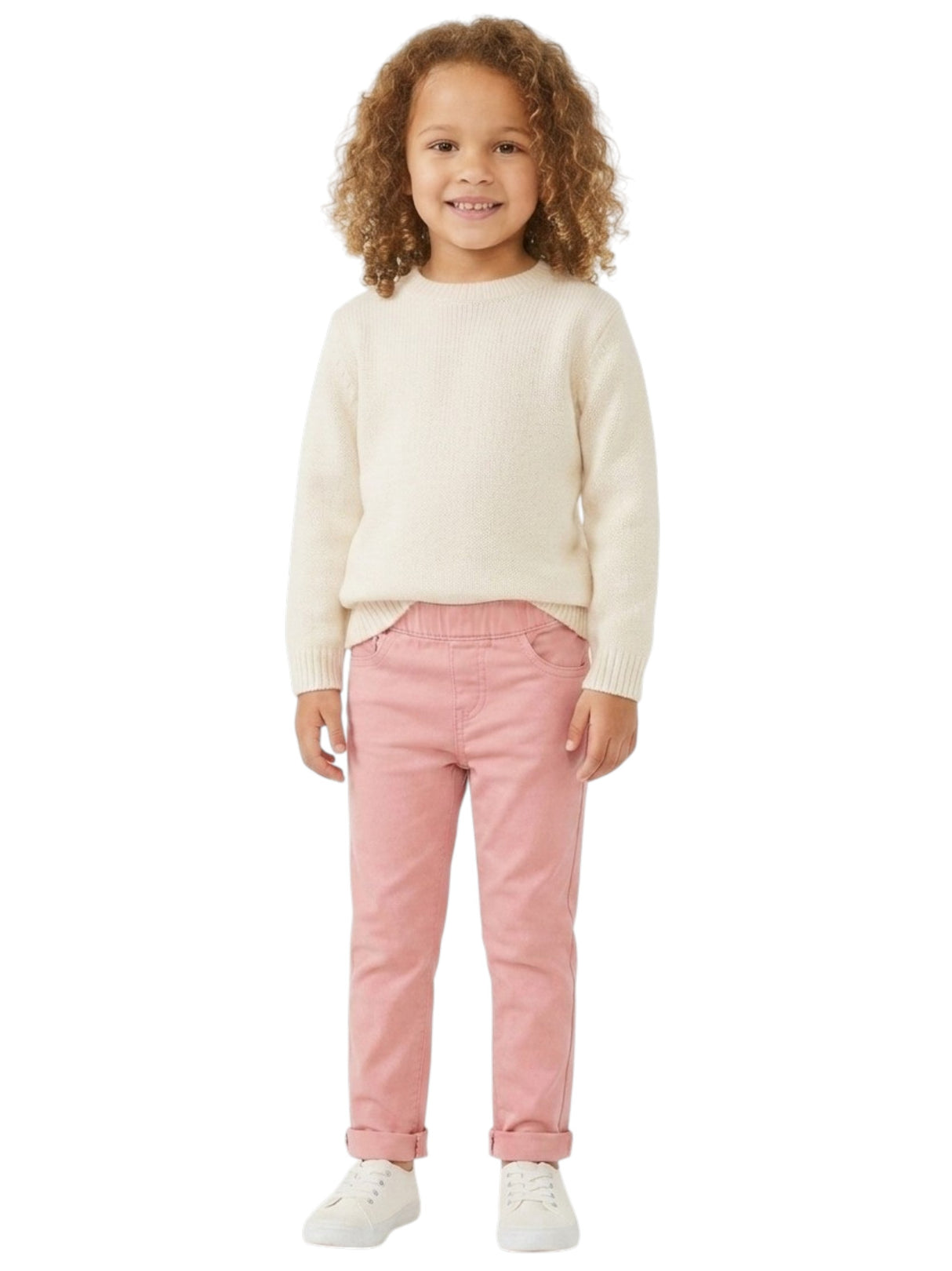 Image for Kids Girl's Plain Solid Pant,Pink