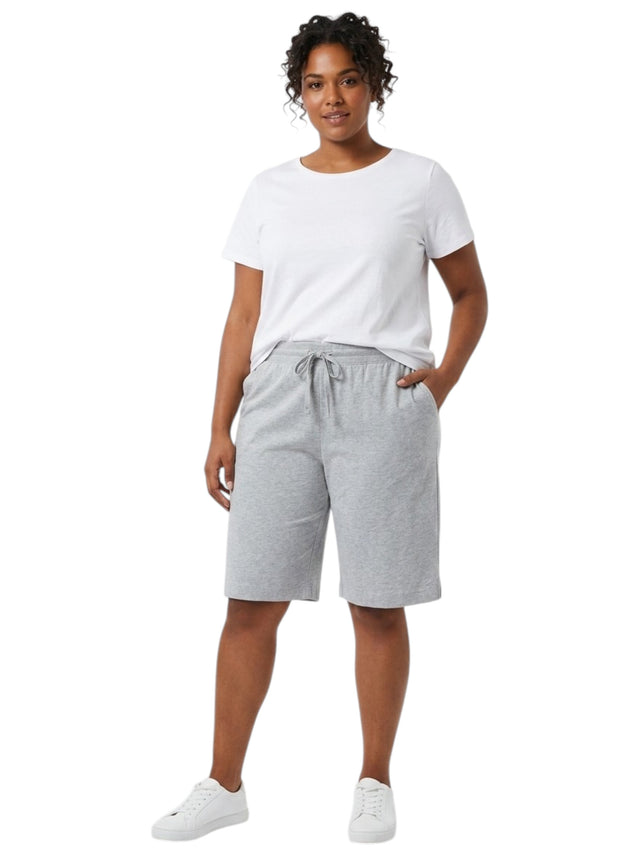 Image for Women's Plain Solid Sport Short,Grey