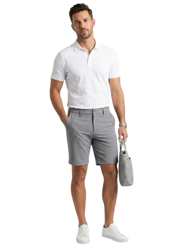 Image for Men's Plain Solid Short,Grey