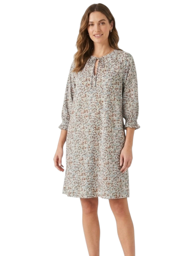 Image for Women's Floral Printed Dress,Multi