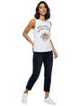 Image for Women's Printed Top,White