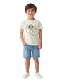 Image for Kids Boy's Printed Top,Light Beige