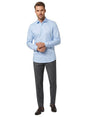 Image for Men's Plain Dress Shirt,Blue