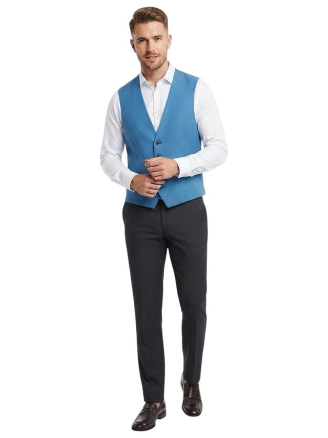 Image for Men's Plain Blazers,Turquoise