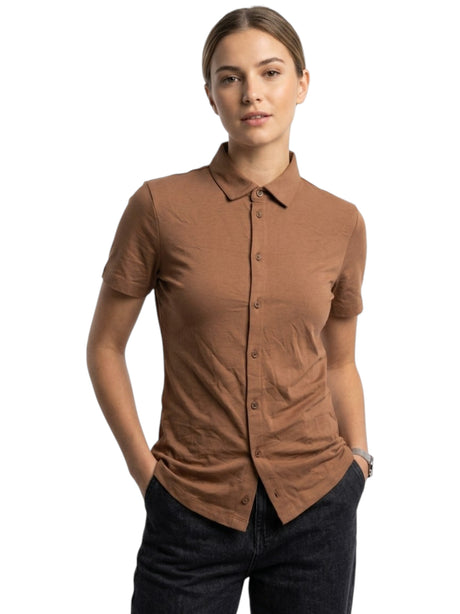 Image for Women's Plain Top,Brown