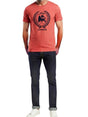 Image for Men's Printed Top,Dusty Orange